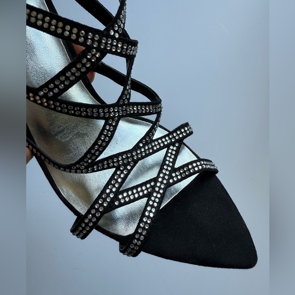 JLo Jennifer Lopez Torrie Sandal Stiletto Heels - Sz 8 - Picture 11 of 11